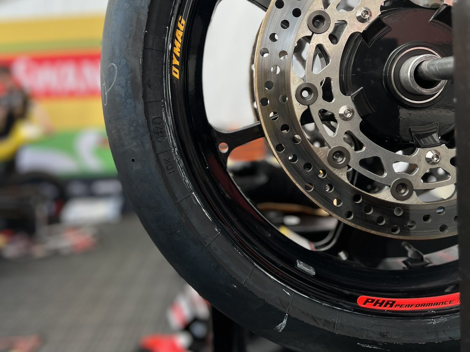 The Wheel of Road Racing - Detail of Dymag's UP7X as used at the NW200 and Isle of Man TT 